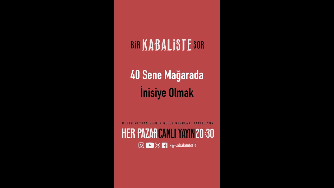 40 Sene Mağarada İnisiye Olmak