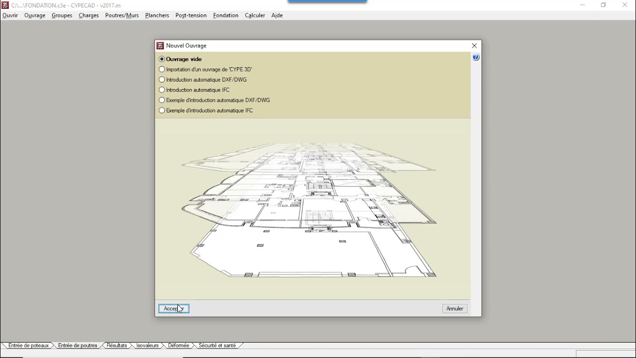 TUT0-COMMENT FAIRE L'ETUDE D'UNE FONDATION EN SEMELLE ISOLEE SUR CYPECAD