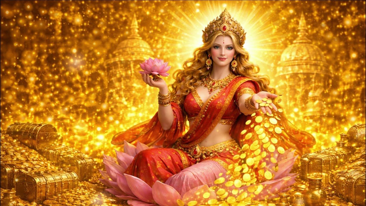 Remove Fear & Attract Prosperity | Ancient Lakshmi Mantra Meditation Music