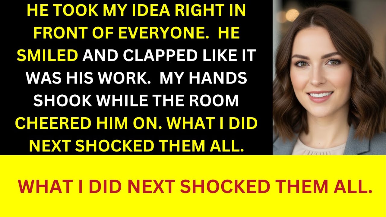 My Boss Stole My Idea. What Happened Next Shocked Everyone