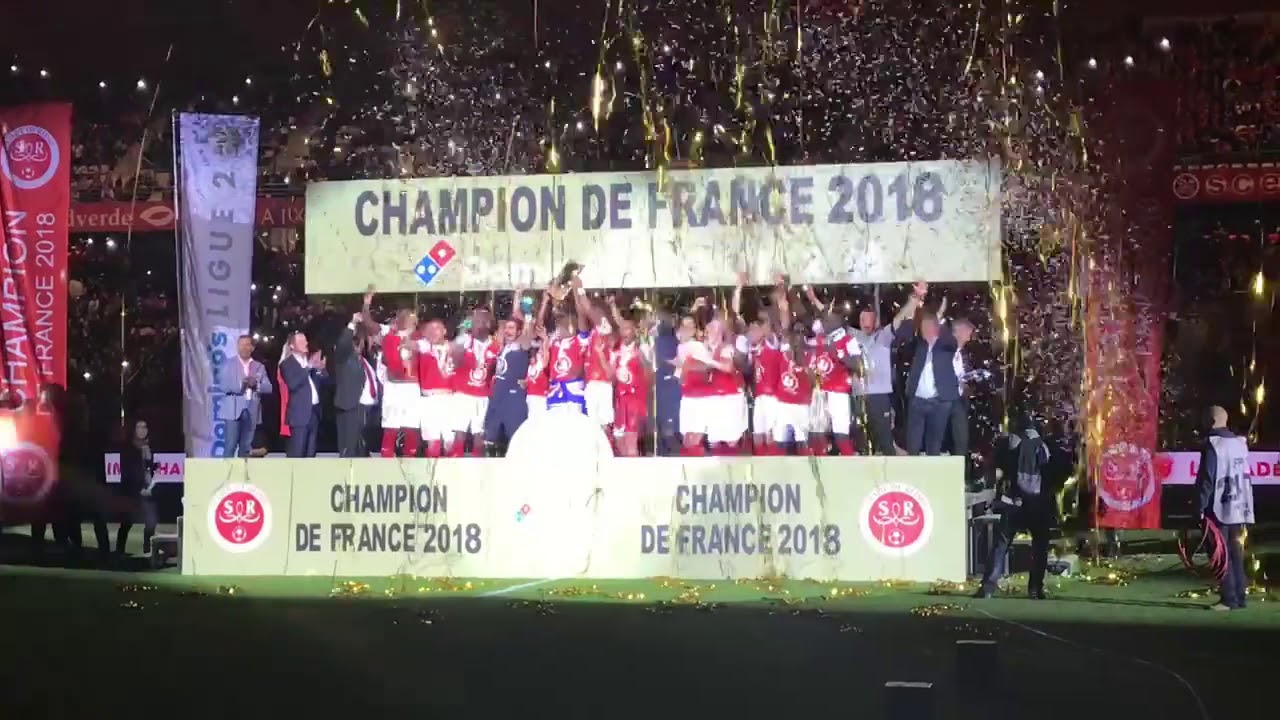 Le Stade de Reims est champion de Dominos Ligue 2 17/18