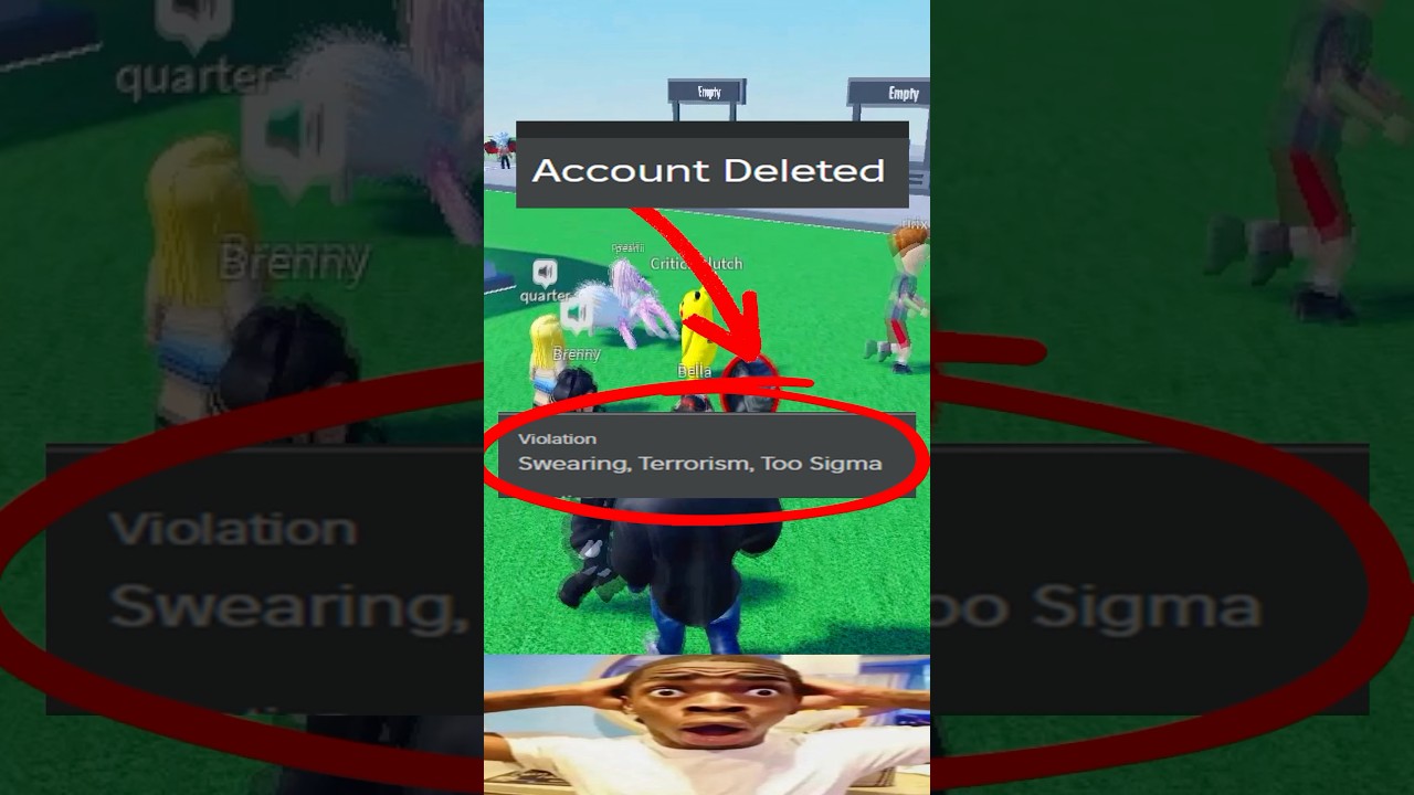 ПОСТОЯННЫЙ БАН В ROBLOX 😭😭 #roblox #robloxshorts #robloxedit #robloxmemes