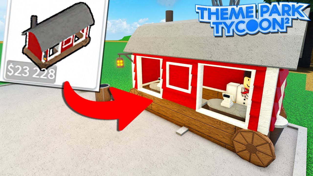 I Built a Park Using *ONLY* Blueprints In Theme Park Tycoon 2!