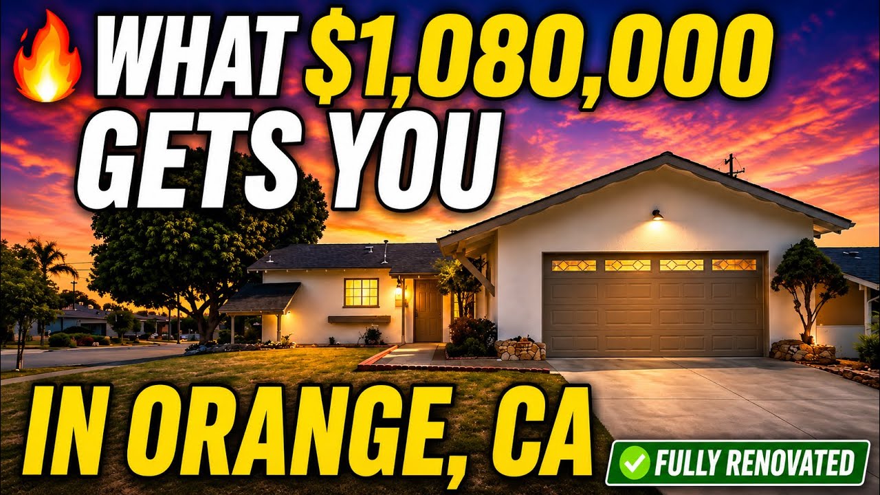 What $1,080,000 Gets You in Orange, California | Fully Renovated Home Tour