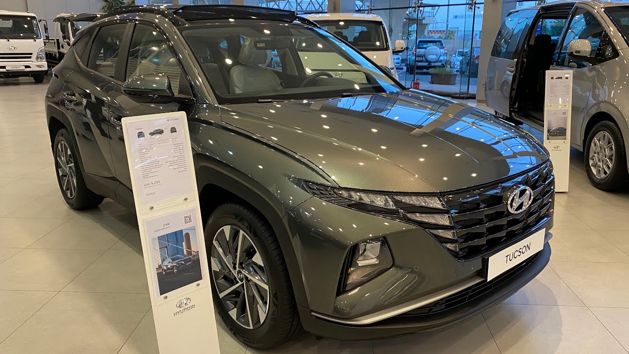 هيونداي توسان 2022 الدرجة الاولى محرك 1.6L تيربو سقف بنوراما رنقات 18 انش وارد شمال الخليج الكويت