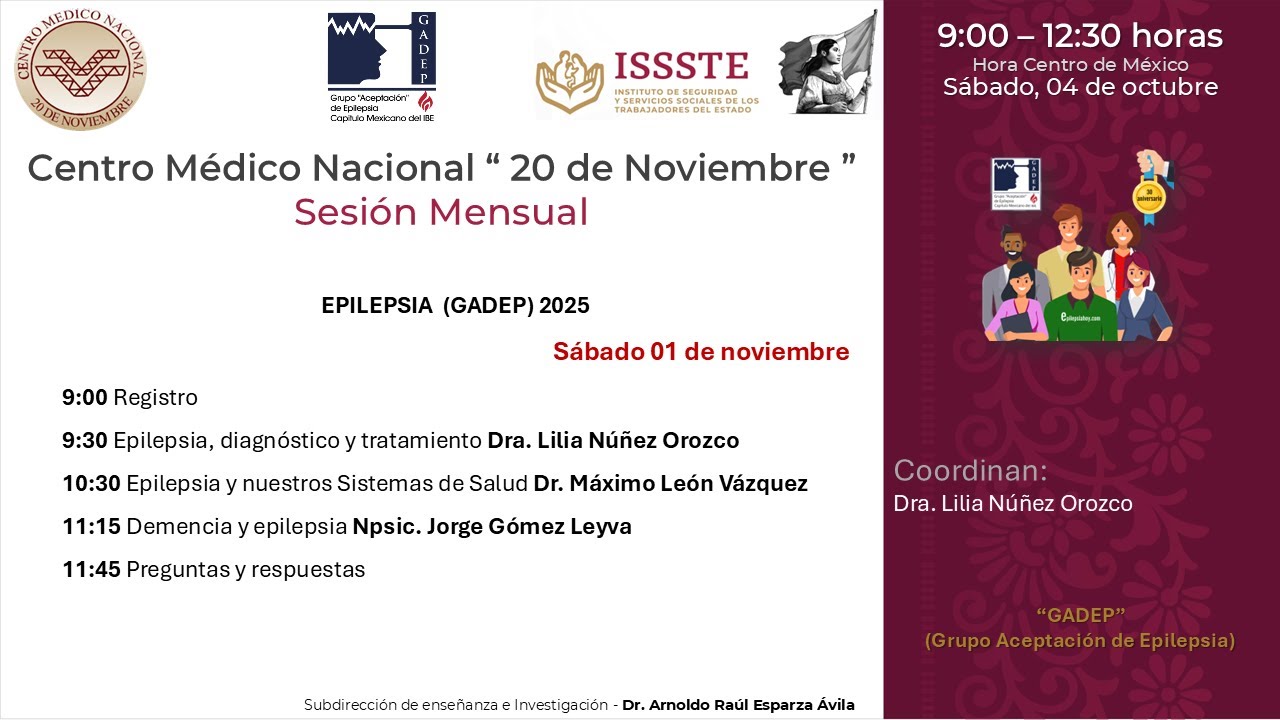 SESION CLINICA MENSUAL DE 