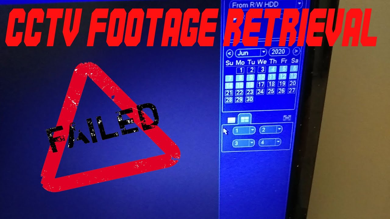 Vlog 17  | FAILED!!! CCTV Footage Retrieval | CCTV FREE Tutorial