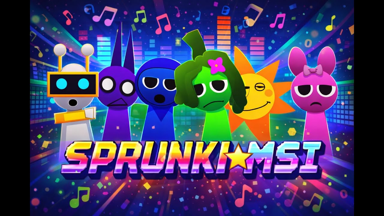 SPRUNKI LIVE. Sprunki MSI but 1996 live  Music. #sprunki #livestreaming