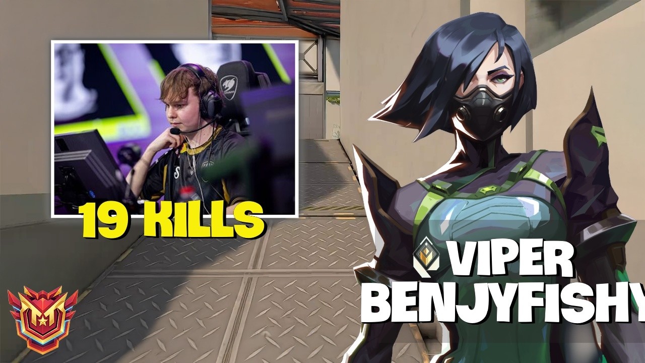 VIPER IS A DIFFERENT BREED!! - Benjyfishy Radiant 19 Kills #MatchMVP