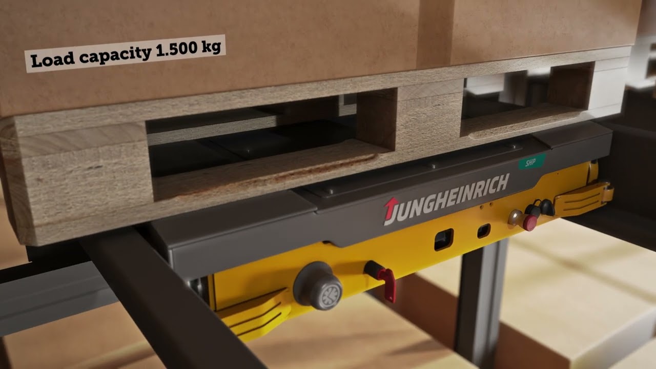 Compact warehouse systems with pallet shuttles from Jungheinrich