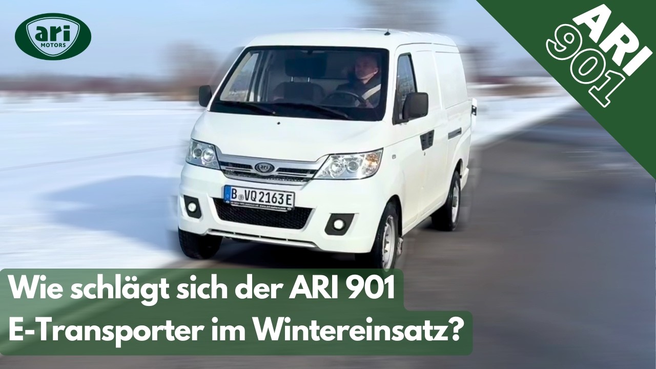 ARI 901 im Wintertest ❄️🔋 Ist der Elektrotransporter wintertauglich?