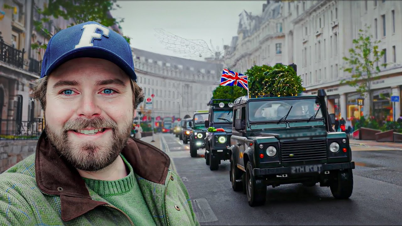 150 LAND ROVERS in CENTRAL LONDON!!! #defender