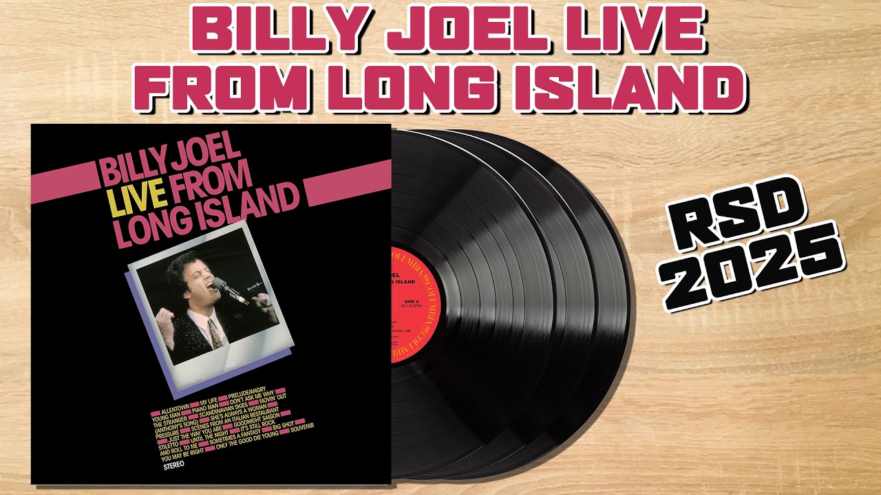 Billy Joel – Live From Long Island (RSD Black Friday 2025) Vinyl Unboxing