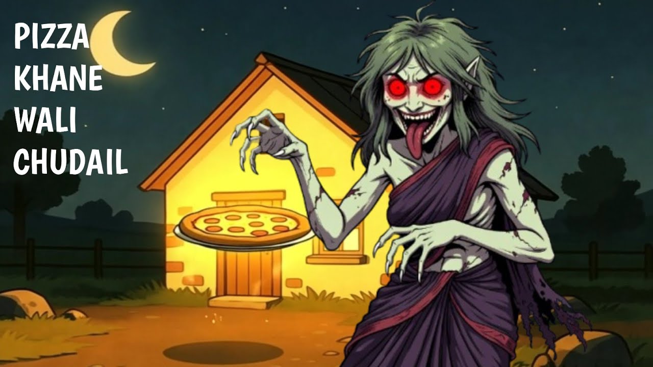 पिज़्ज़ा खाने वाली चुड़ैल | Witch ordered pizza | Hindi moral  story | Horror story| Hindi kahaniya