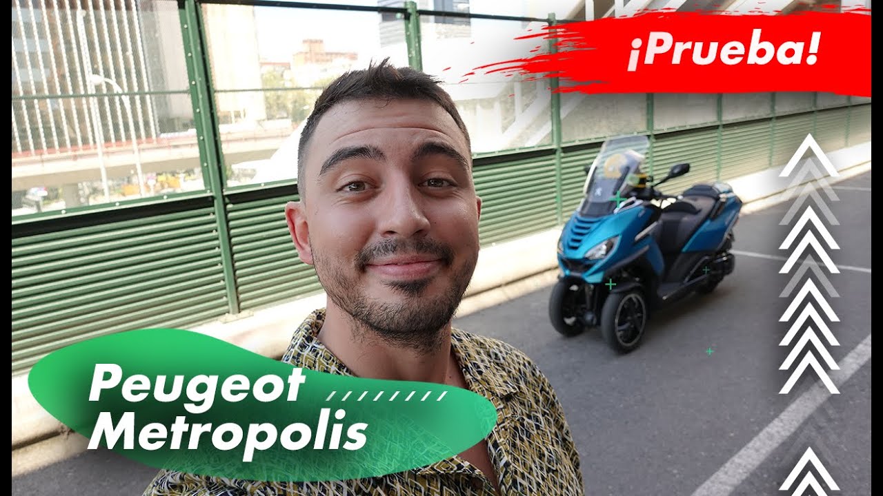 ¡Mi PRIMERA VEZ con un Scooter de 3 ruedas! ¿Me gusta? - Peugeot Metropolis 2021 a PRUEBA