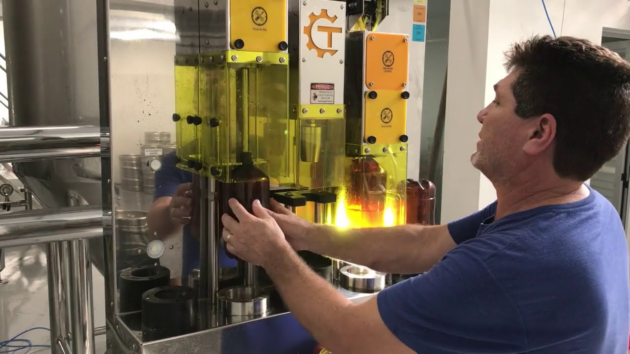 Envasadora para garrafas PET G200 - Cervejaria BraumHeim