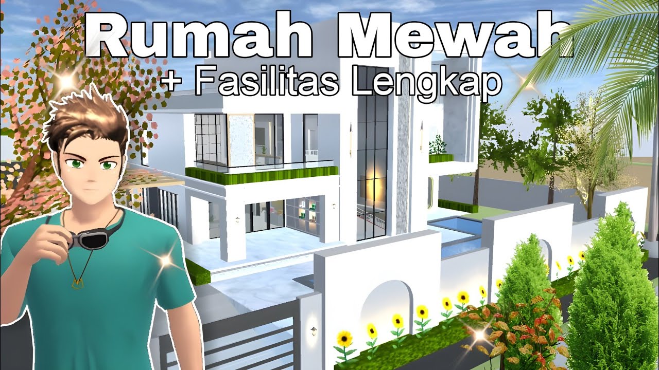 [ BAGI BAGI ID ] RUMAH MEWAH + FASILITAS LENGKAP DI SAKURA SCHOOL SIMULATOR#idsakuraschoolsimulator