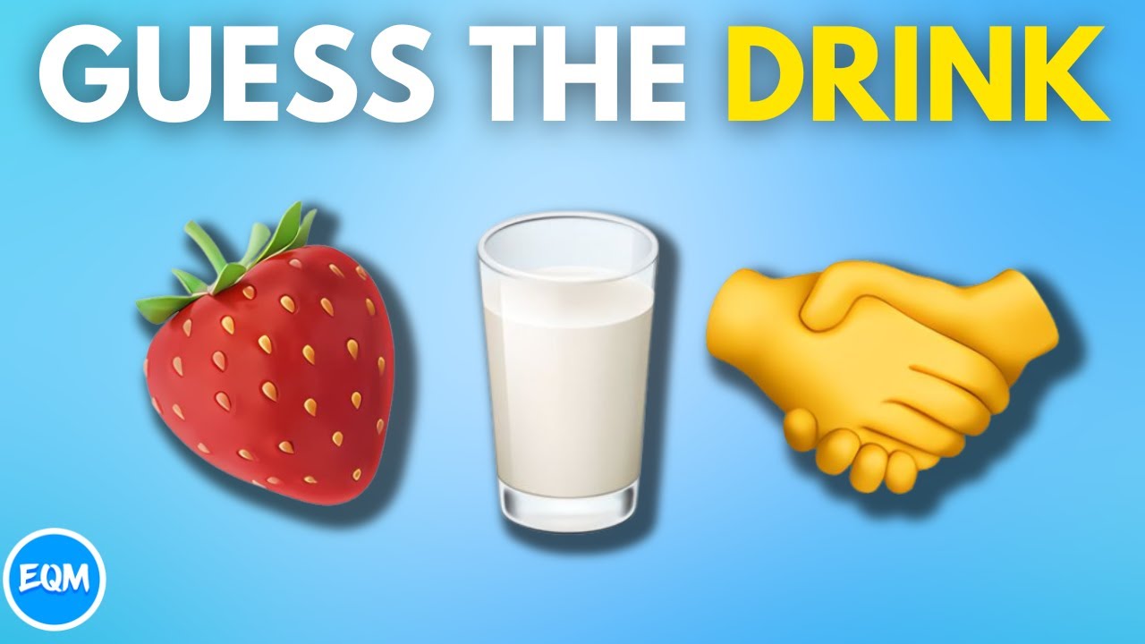 🍹Can You Guess The Drink By Emoji?