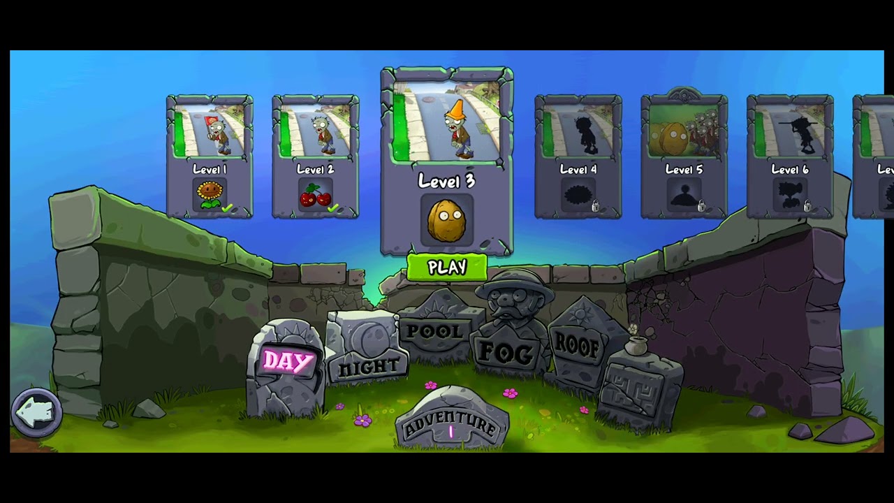 Plants vs Zombies 1 прохождение 1