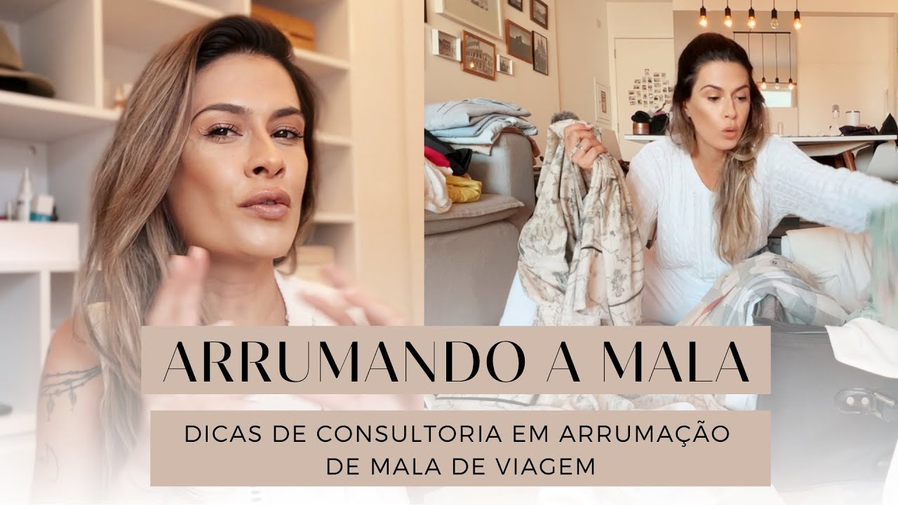 ORGANIZANDO MALA DE VIAGEM - 4 passos da Consultoria em Arrumação de Mala