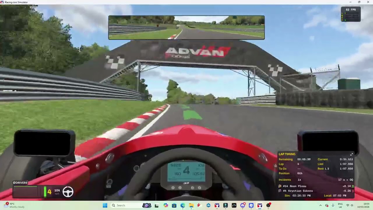iracing race