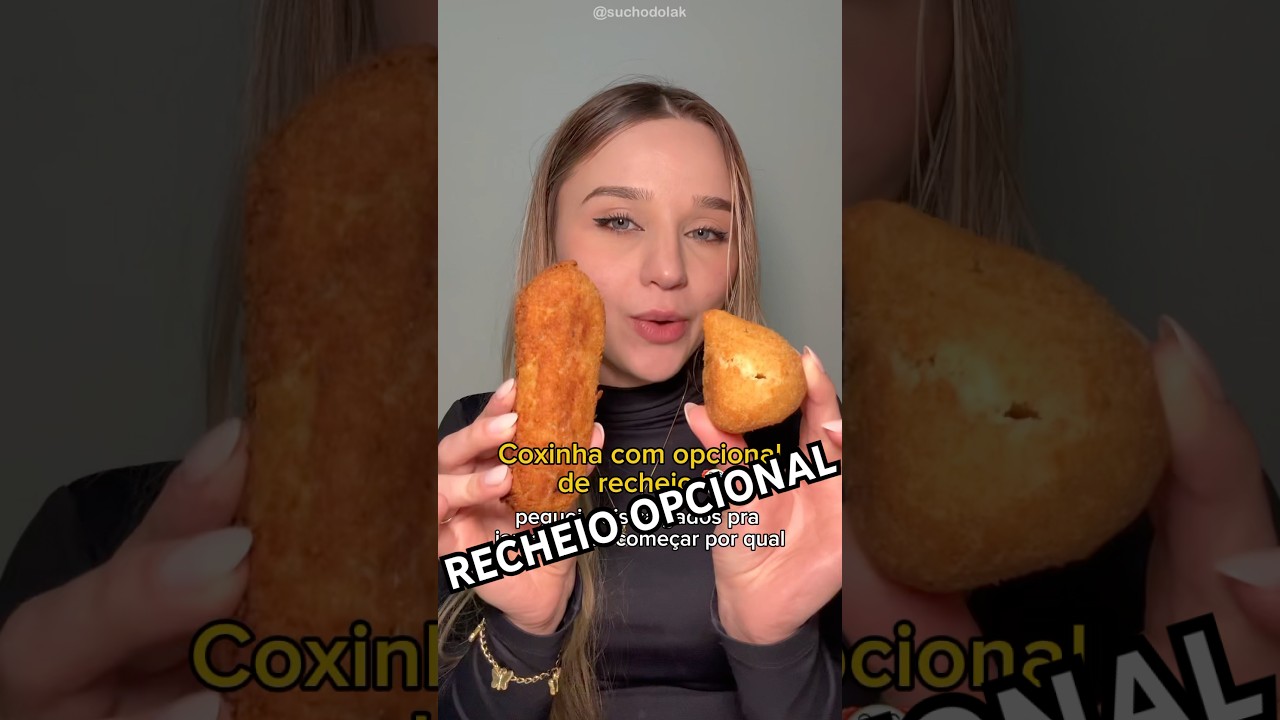 O RECHEIO CAIU DA COXINHA ☠️😱 #coxinha #salgado #comendo #comendosalgado #maioneseverde