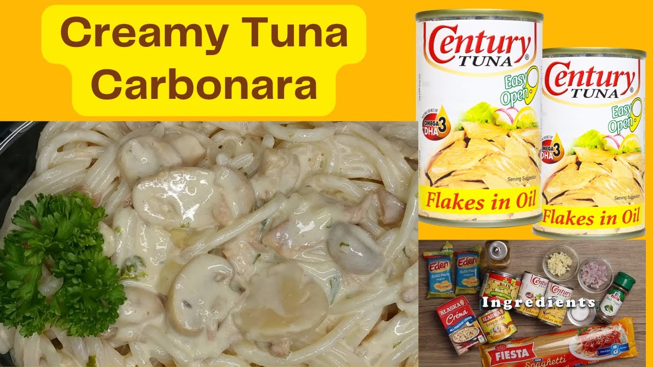 Creamy Tuna Carbonara l How to cook tuna carbonara l Easy Pasta Carbonara Recipe