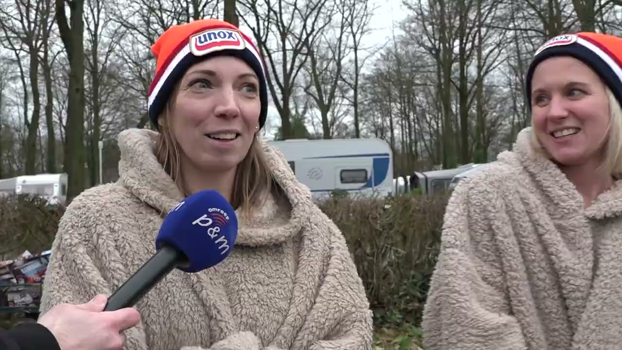 Het jaar goed beginnen met een nieuwjaarsduik in Maasbree