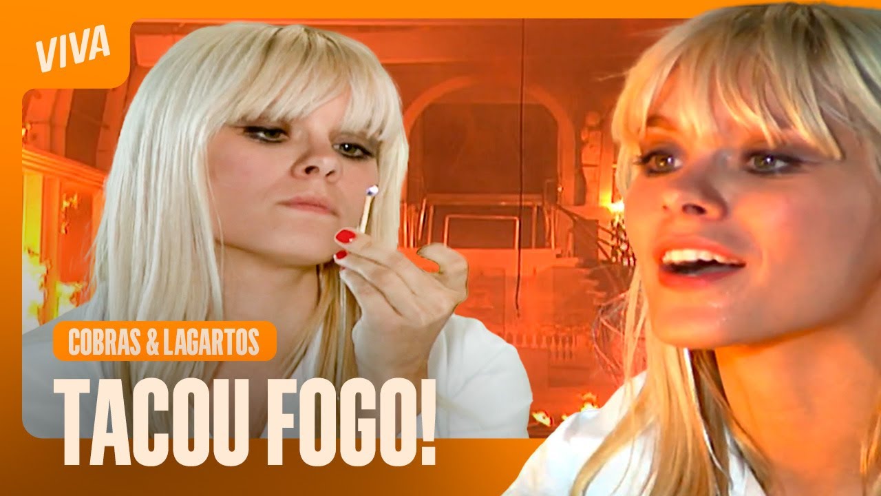 LEONA COLOCA FOGO NA LUXUS E MORRE QUEIMADA! 😱🔥  | COBRAS E LAGARTOS | CENAS MARCANTES