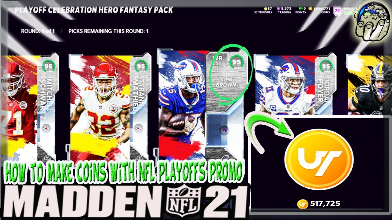 EA Madden NFL 21 Playoffs Promo! How To Make MutCoins EASY Using NFL Playoffs Set! Madden 21 Tips