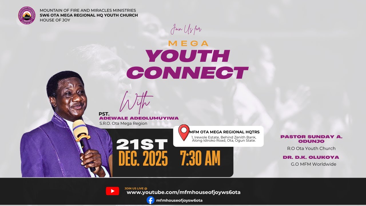 MEGA YOUTH CONNECT/ANNUAL WELFARE SUNDAY/LIFE IS A RACE - 14/12/2025