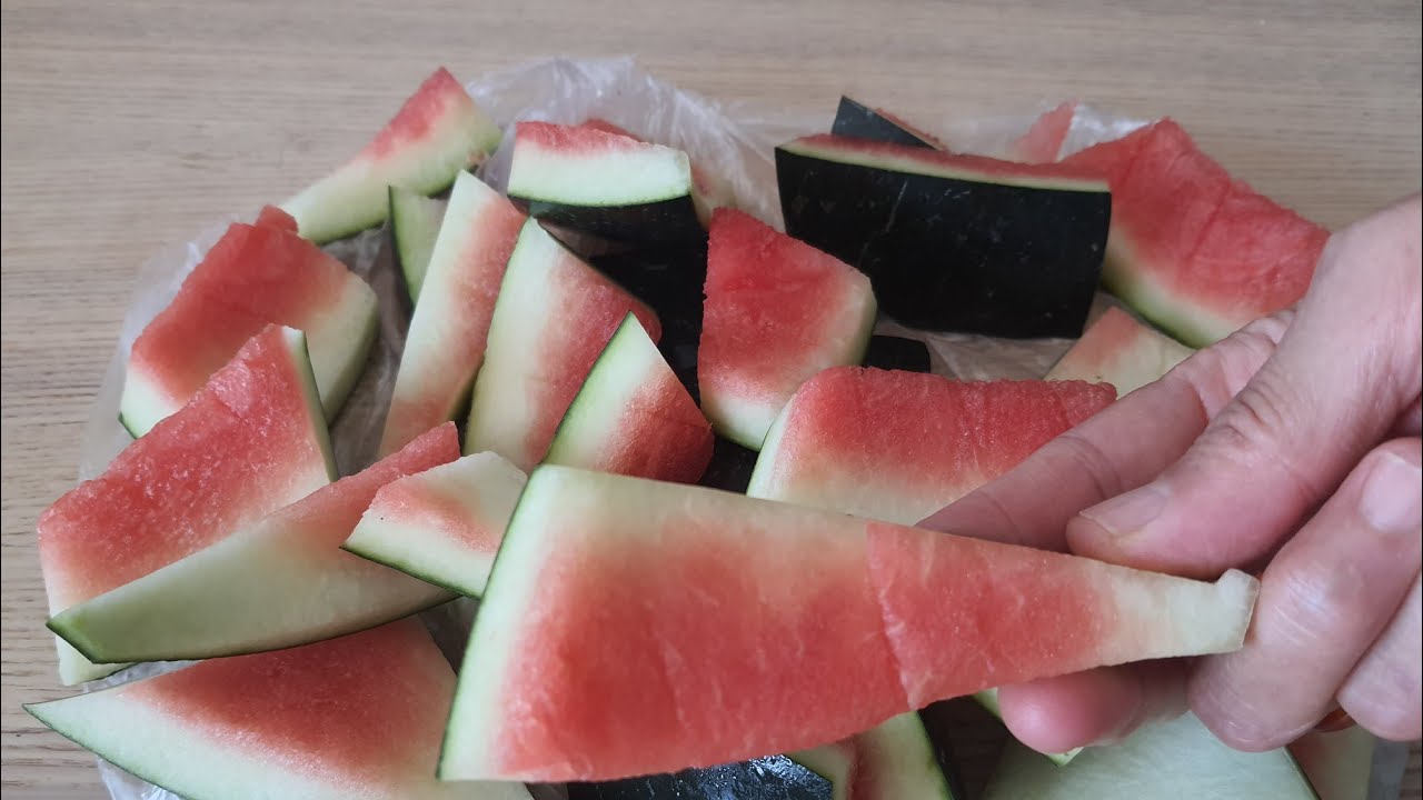 🍉💥😱Çöpe  atmıyorum!Karpuz kabuklarını!BUNLAR bir HAZİNE.