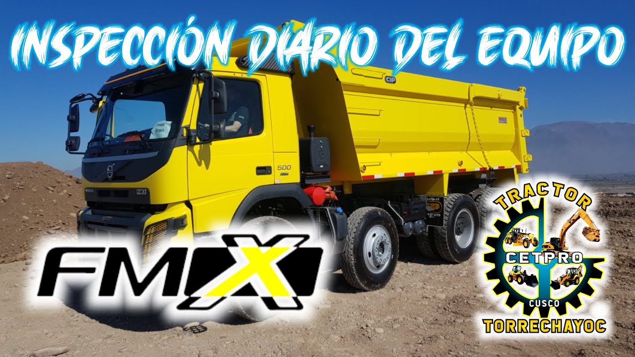 CURSO DE CAMIÓN VOLVO FMX - INSTITUTO SUPERIOR TRACTOR TORRECHAYOC - CUSCO / Inspección Diaria FMX