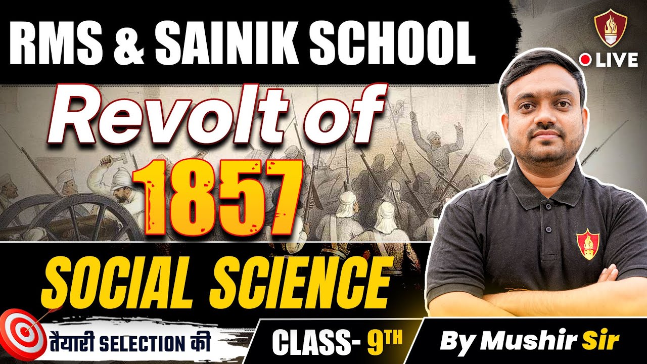 RMS Social Science | History Revolt of 1857 | Sainik School Class 9