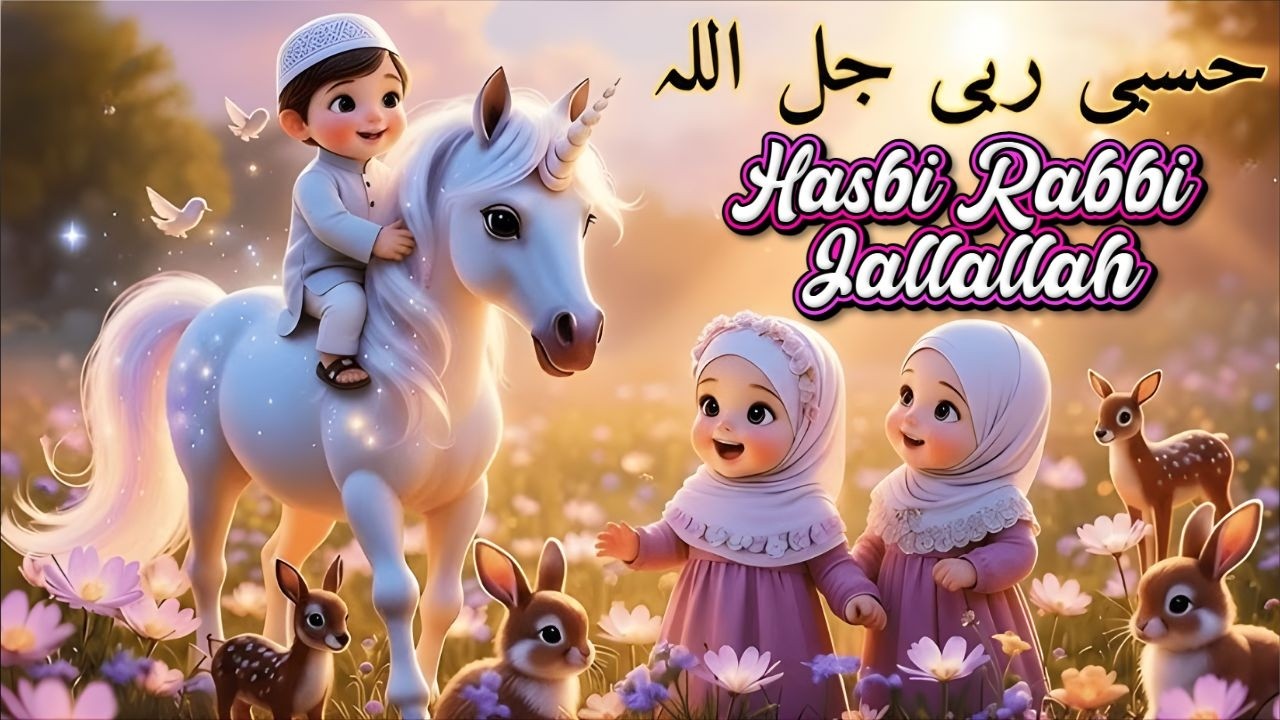Nasheed For Kids | Hasbi Rabbi New Islamic Naat Sharif | Islamic Nursery Rhymes