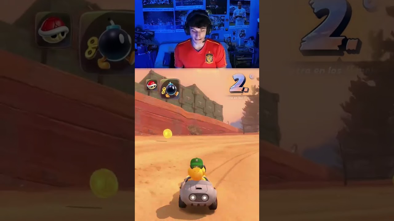 Epiqu&iacute;simo🗣️😔#humor #clips #paache #mariokartworld  #wii #streamerclips #switch2