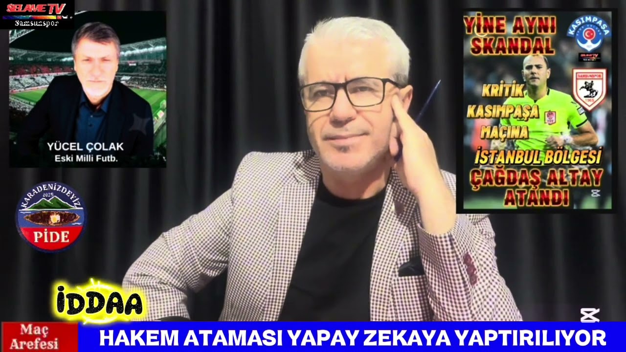 Hakem Atamaları Yapay Zeka yapıyor #İDDAA