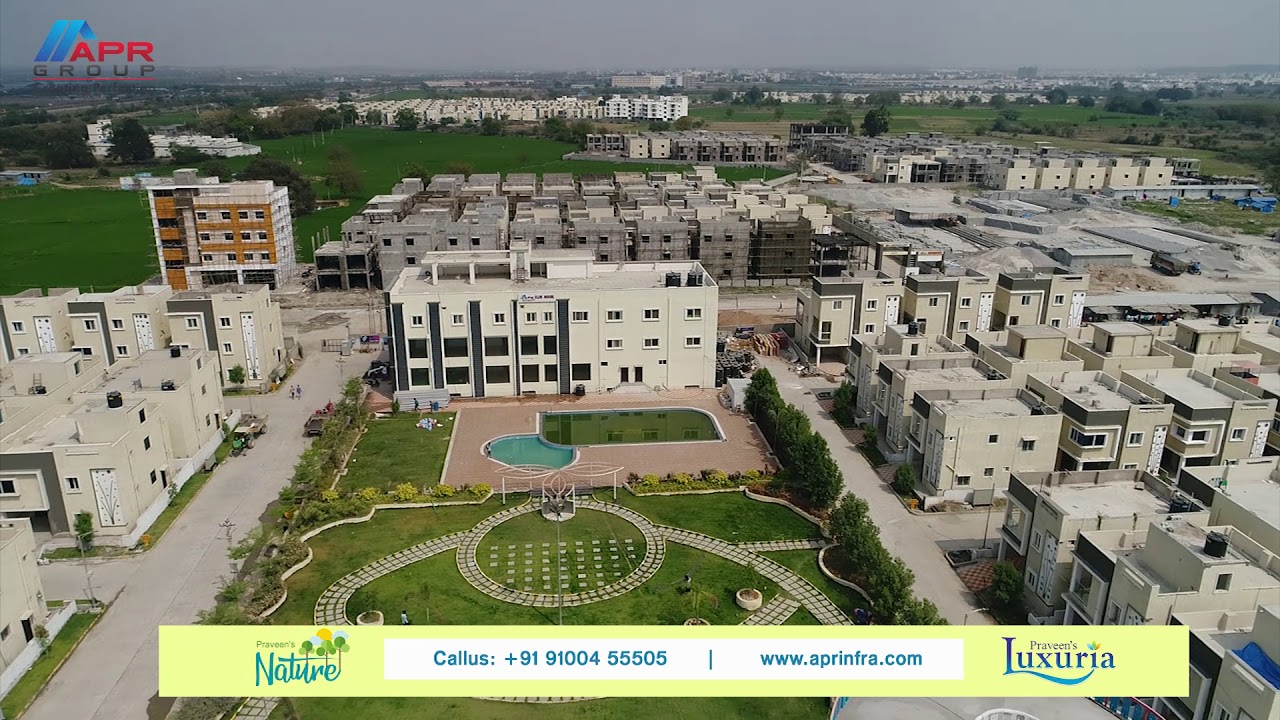 Praveen's Luxuria Aerial view - APR Group