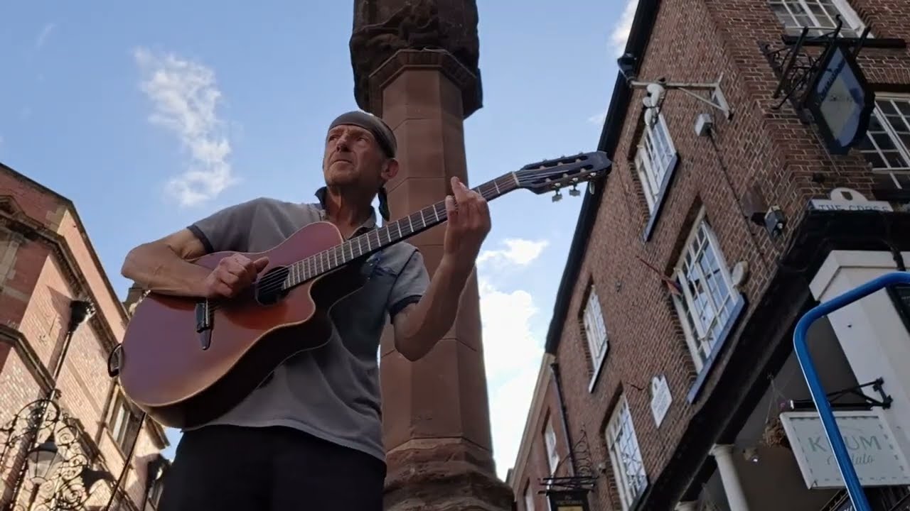 Busking Walking On The Moon-The Police . Recording No2 .