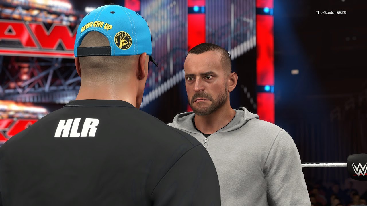 CM Punk VS John Cena - RAW 2015, WWE 2K26 Showcase