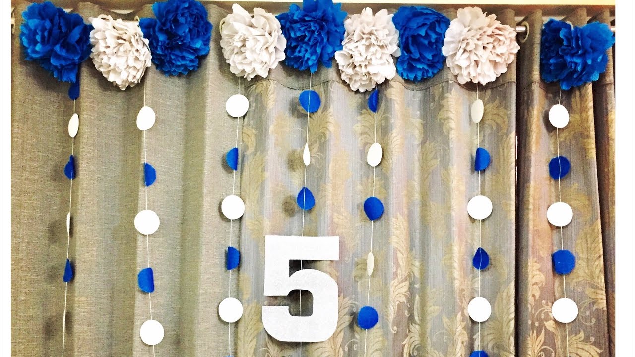 BIRTHDAY DECORATION IDEAS | PARTY DECORATION | EASY BIRTHDAY DECORATION AT HOME | DECORATION CRAFT
