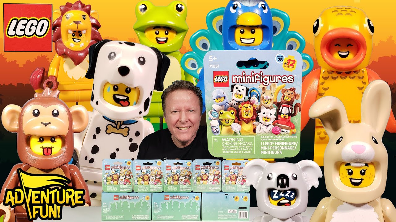12 Lego Animal Toy Series 28 Minifigures: Animal Farm AdventureFun Toys review!