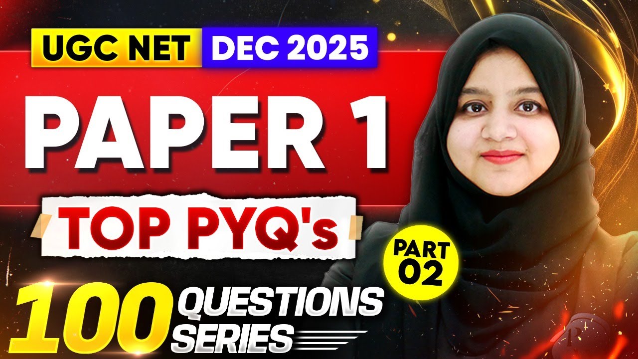 UGC NET Paper 1 Mock Test | UGC NET Paper 1 Questions | Part 2 | UGC NET Paper 1 | Gulshan Ma'am