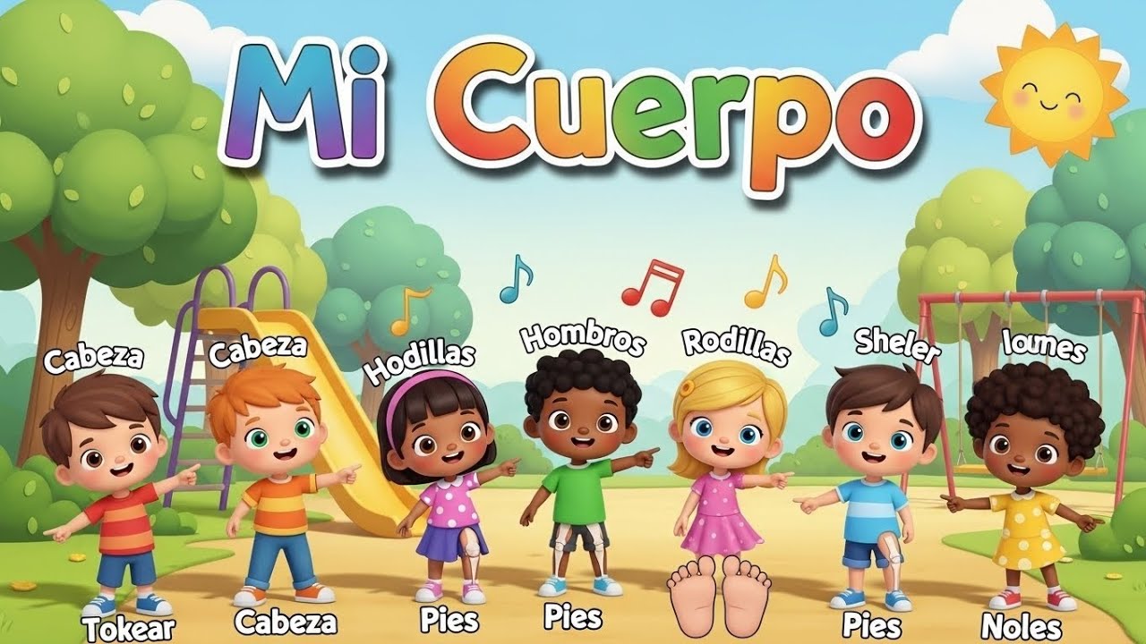 🎵 Mi Cuerpo Maravilloso – Cantando y Aprendiendo las Partes del Cuerpo para Niños 🖐👣🧠