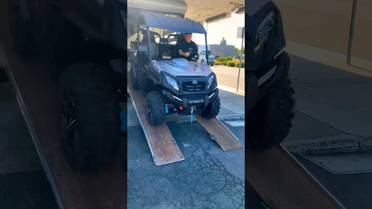 CFMoto UFORCE 800 4x4 EPS Heading for a Pre Delivery Inspection #shorts #utv #cfmoto