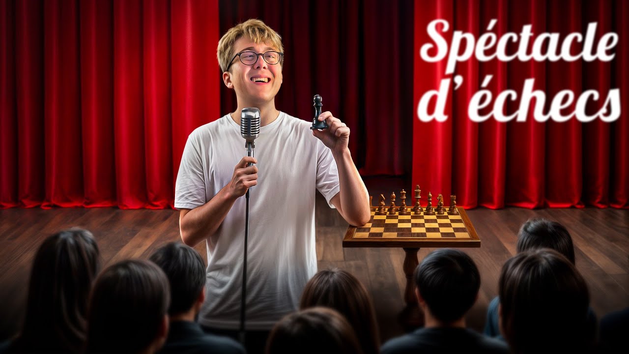 MON PREMIER SPECTACLE D'ECHECS (c'est incroyable)