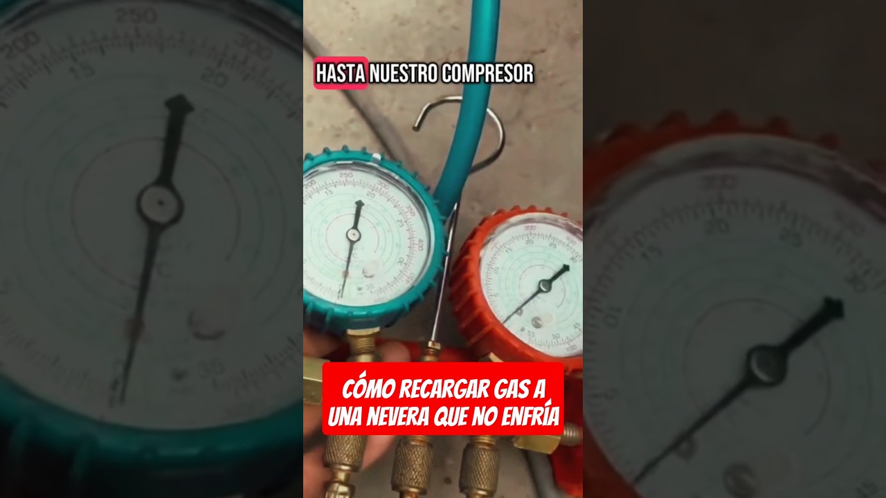 c&oacute;mo recargar gas a una nevera que no enfr&iacute;a #gas #recarga #neveras #enfriadores