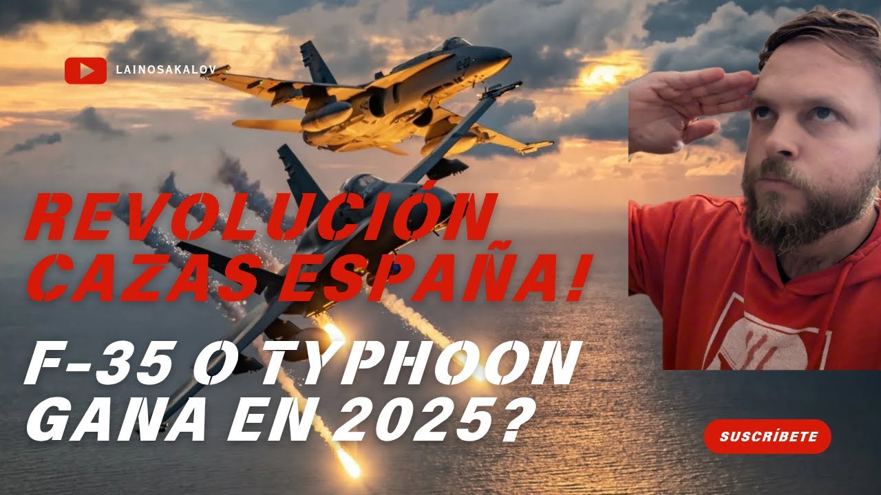 ¡Revolución Cazas Españoles! ¿F-35 o Typhoon Sustituye F-18/Harrier 2025?