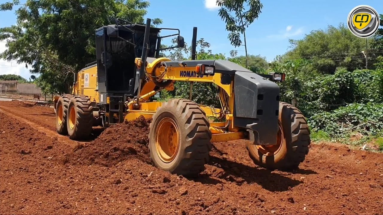 PATROL NO PREPARO DA BASE/Motoniveladora/Patrola/Road Grader/Motor Grader/Niveleuse GD655.