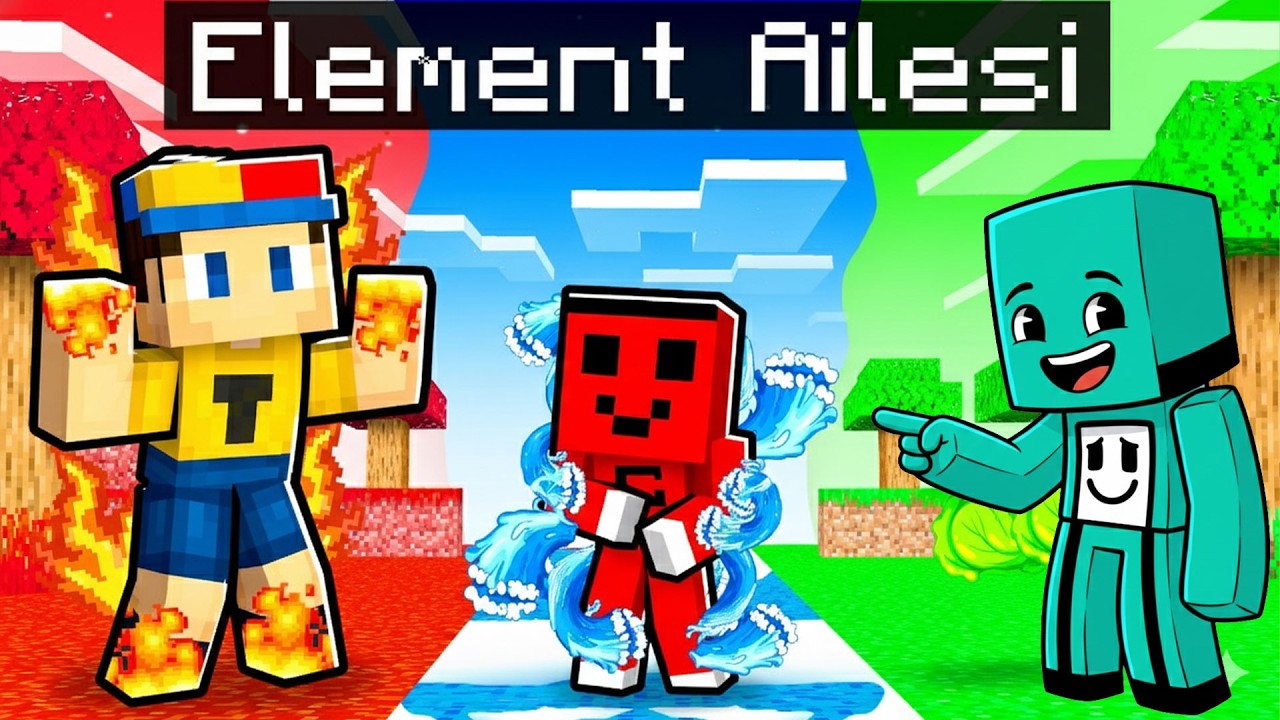 ELEMENT AİLESİ BENİ EVLAT EDİNİYOR !! - Minecraft